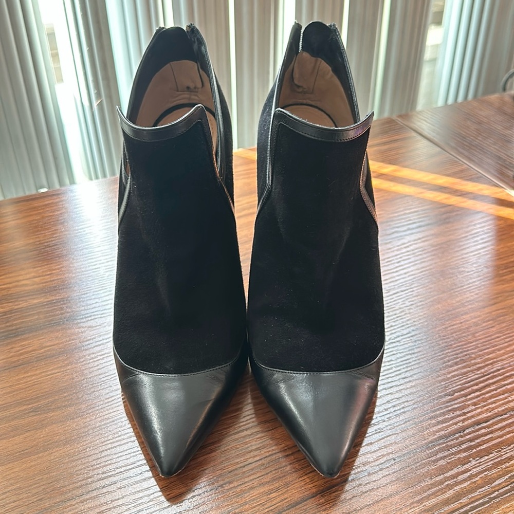 Ferragamo Suede/Leather Bootie
